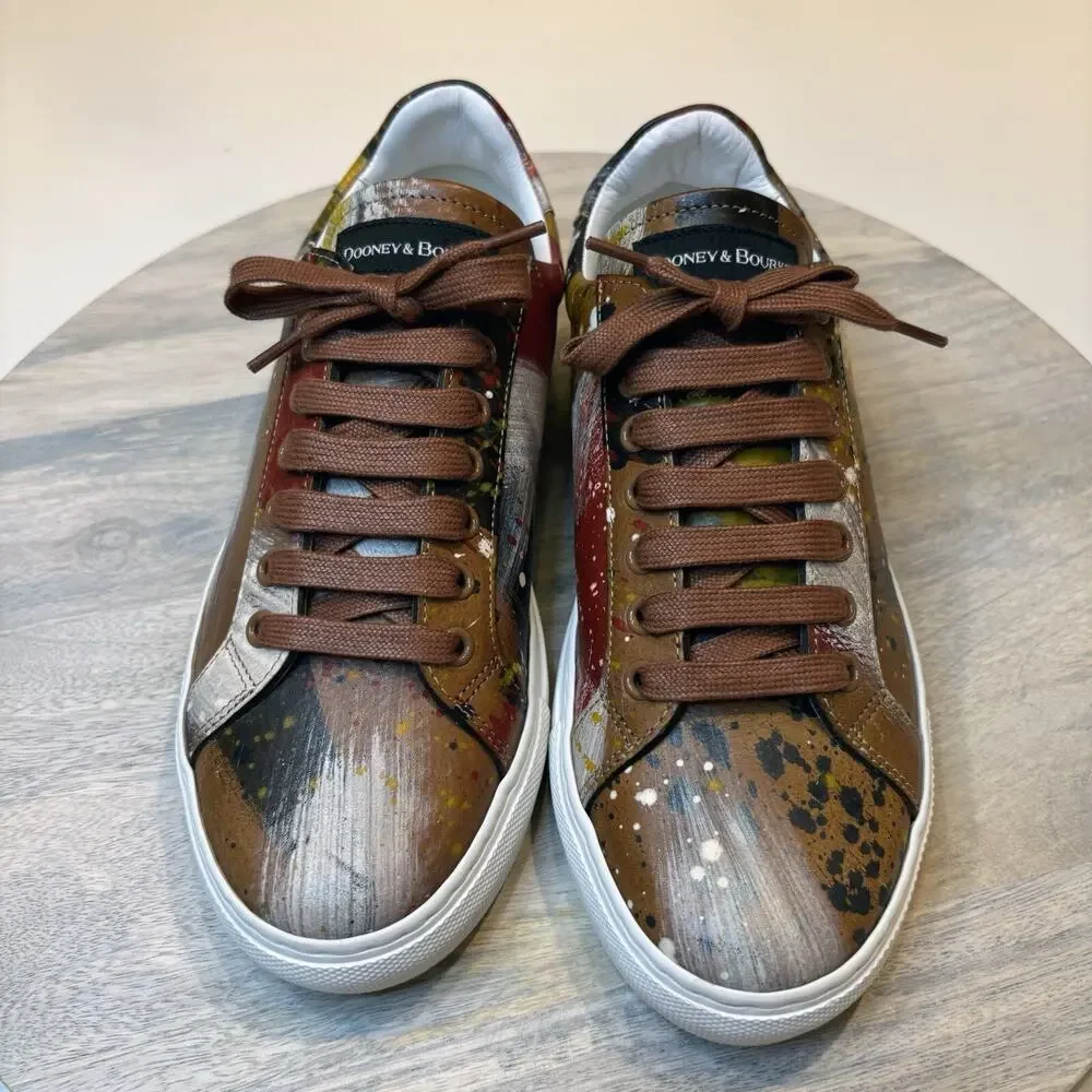 Dooney & Bourke Florentine Dipinta Limited Edition Leather Sneakers US Size 7